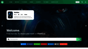 What Flixhd.cc website looked like in 2022 (1 year ago)