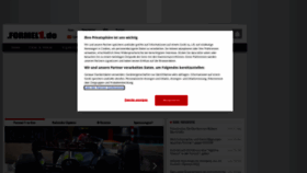 What Formel1.de website looked like in 2022 (3 years ago)