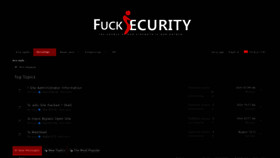 What Fsecurity.org website looked like in 2022 (1 year ago)