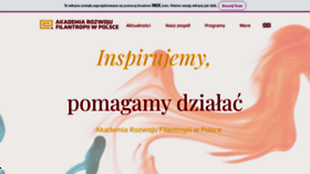 What Filantropia.org.pl website looked like in 2022 (1 year ago)