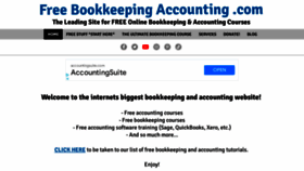 What Freebookkeepingaccounting.com website looked like in 2022 (1 year ago)