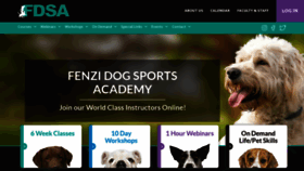 What Fenzidogsportsacademy.com website looked like in 2022 (1 year ago)