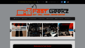 What Fastgeekz.com website looked like in 2022 (1 year ago)