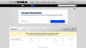 What Footyroom.co website looked like in 2022 (1 year ago)
