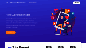 What Followersindonesia.co.id website looked like in 2022 (1 year ago)