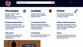 What Fotball.no website looked like in 2022 (1 year ago)
