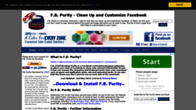 What Fbpurity.com website looked like in 2022 (1 year ago)