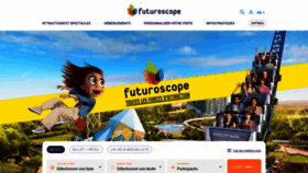 What Futuroscope.com website looked like in 2022 (1 year ago)
