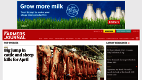 What Farmersjournal.ie website looked like in 2022 (1 year ago)