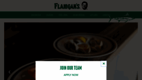 What Flanigans.net website looked like in 2022 (1 year ago)