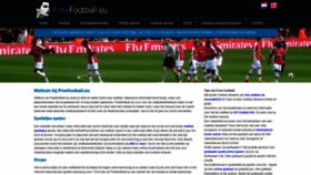 What Freefootball.eu website looked like in 2022 (1 year ago)