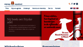 What Fryske-akademy.nl website looked like in 2022 (1 year ago)