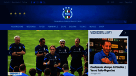 What Figc.it website looked like in 2022 (4 years ago)
