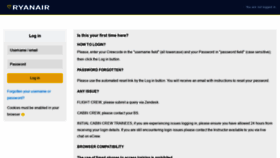 What Fopstraining.ryanair.com website looked like in 2022 (1 year ago)