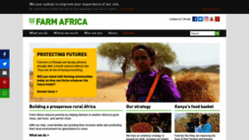 What Farmafrica.org website looked like in 2022 (1 year ago)