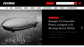 What Flyingmag.com website looked like in 2022 (1 year ago)