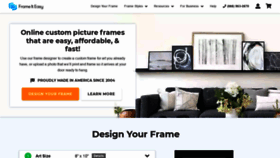 What Frameiteasy.com website looked like in 2022 (1 year ago)