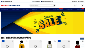 What Frenchfragrance.com website looked like in 2022 (1 year ago)