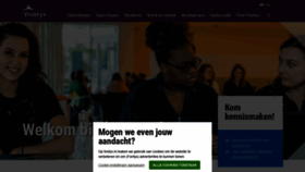 What Fontys.nl website looked like in 2022 (1 year ago)