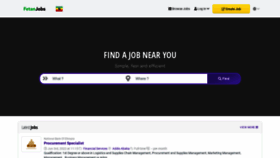 What Fetanjobs.com website looked like in 2022 (1 year ago)