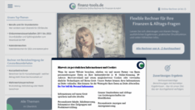 What Finanz-tools.de website looked like in 2022 (1 year ago)