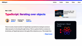 What Fettblog.eu website looked like in 2022 (4 years ago)