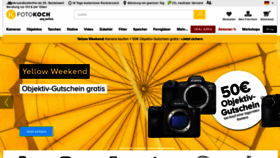 What Fotokoch.de website looked like in 2022 (1 year ago)