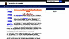 What Freeonlinetextbooks.net website looked like in 2022 (1 year ago)