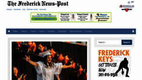 What Fredericknewspost.com website looked like in 2022 (1 year ago)