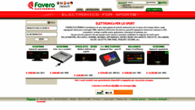 What Favero.com website looked like in 2022 (1 year ago)