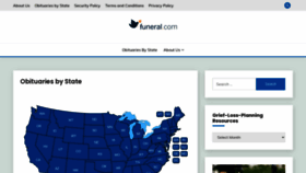What Funeral.com website looked like in 2022 (1 year ago)