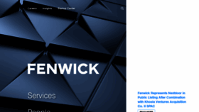 What Fenwick.com website looked like in 2022 (1 year ago)