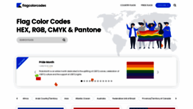 What Flagcolorcodes.com website looked like in 2022 (1 year ago)