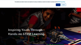 What Firstlegoleague.org website looked like in 2022 (1 year ago)