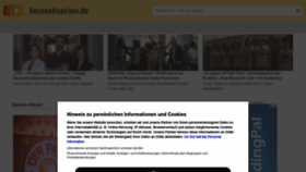 What Fernsehserien.de website looked like in 2022 (1 year ago)