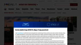 What Forsal.pl website looked like in 2022 (1 year ago)