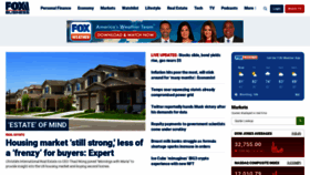 What Foxbusiness.com website looked like in 2022 (1 year ago)
