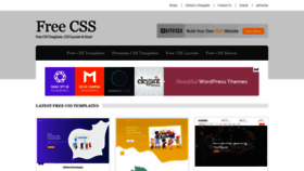 What Free-css.com website looked like in 2022 (1 year ago)
