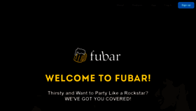 What Fubar.com website looked like in 2022 (1 year ago)