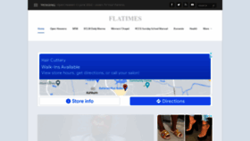What Flatimes.com website looked like in 2022 (1 year ago)