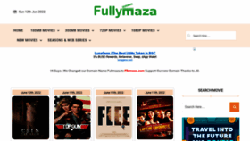 What Fullymaza.com website looked like in 2022 (1 year ago)