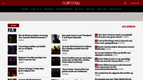 What Filmtotaal.nl website looked like in 2022 (1 year ago)