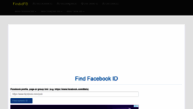 What Findidfb.com website looked like in 2022 (1 year ago)