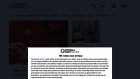 What Footballshirtculture.com website looked like in 2022 (1 year ago)