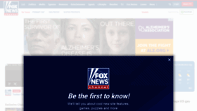 What Foxnew.com website looked like in 2022 (1 year ago)