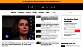 What Falseflag.news website looked like in 2022 (1 year ago)