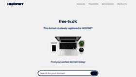 What Free-tv.dk website looked like in 2022 (1 year ago)