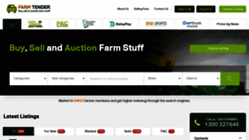 What Farmtender.com.au website looked like in 2022 (1 year ago)