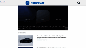What Futurecar.com website looked like in 2022 (1 year ago)