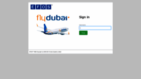 What Flydubai.efosweb.com website looked like in 2022 (1 year ago)
